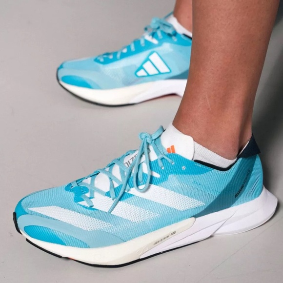 adidas Adizero Adios Lucid Cyan Turquoise Blue Men's Running